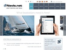 Tablet Screenshot of navisnet.it